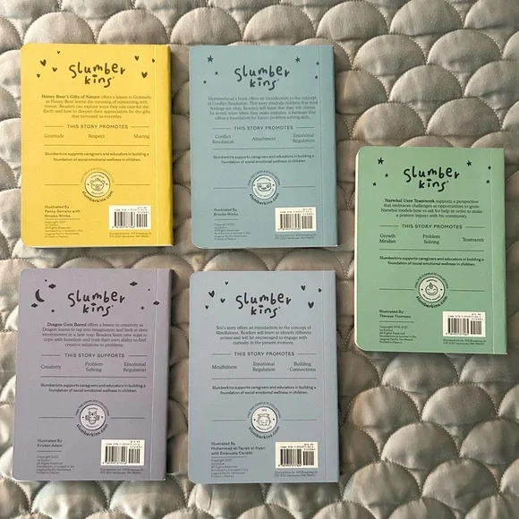 Set of 5 Slumberkins Board Books for Kids - Picture 2 of 3